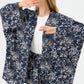 MUNI MUNI - Printed Kimono Top - dark blue