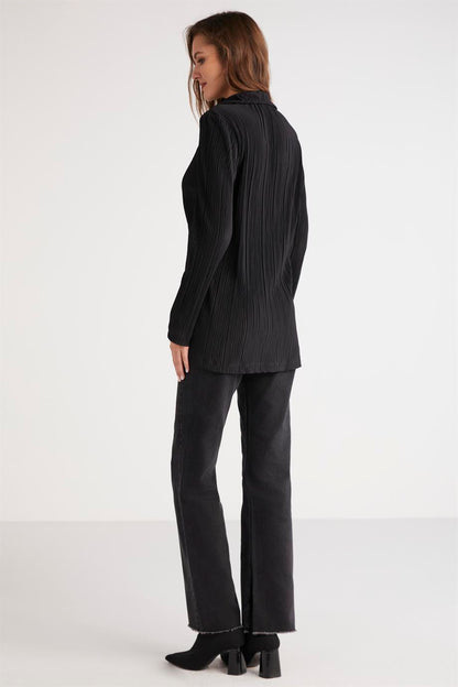Oversize-Strickhemd