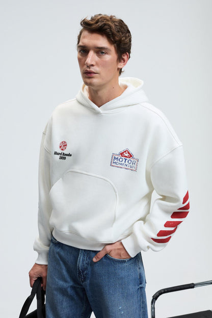 ABISMO Herren Sweatshirt mit Kapuze