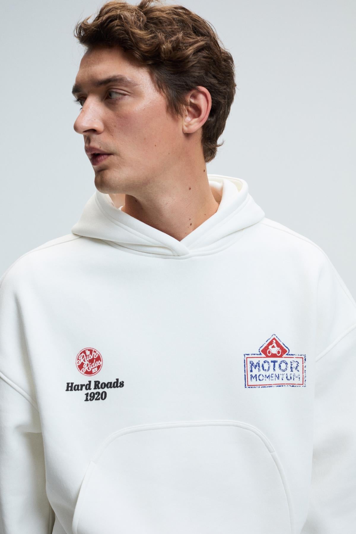 ABISMO Herren Sweatshirt mit Kapuze