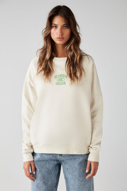 ADRIELLE Damen Besticktes Sweatshirt