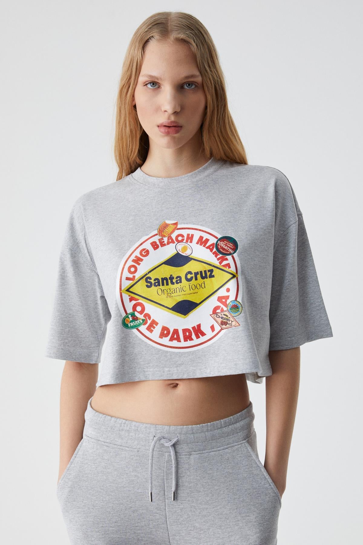 AHRI Damen Relaxed Tee mit Print