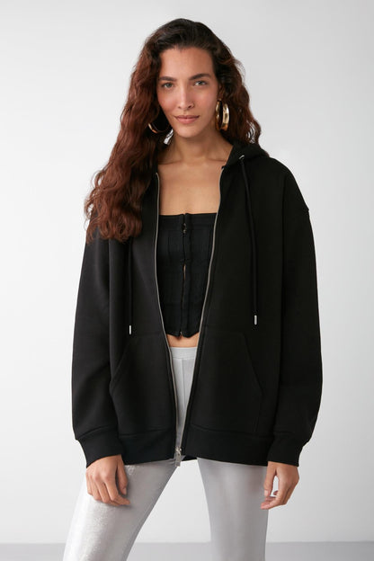 ALENA Damen Oversized Zip-Hoodie