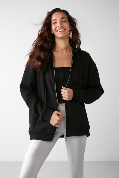 ALENA Damen Oversized Zip-Hoodie