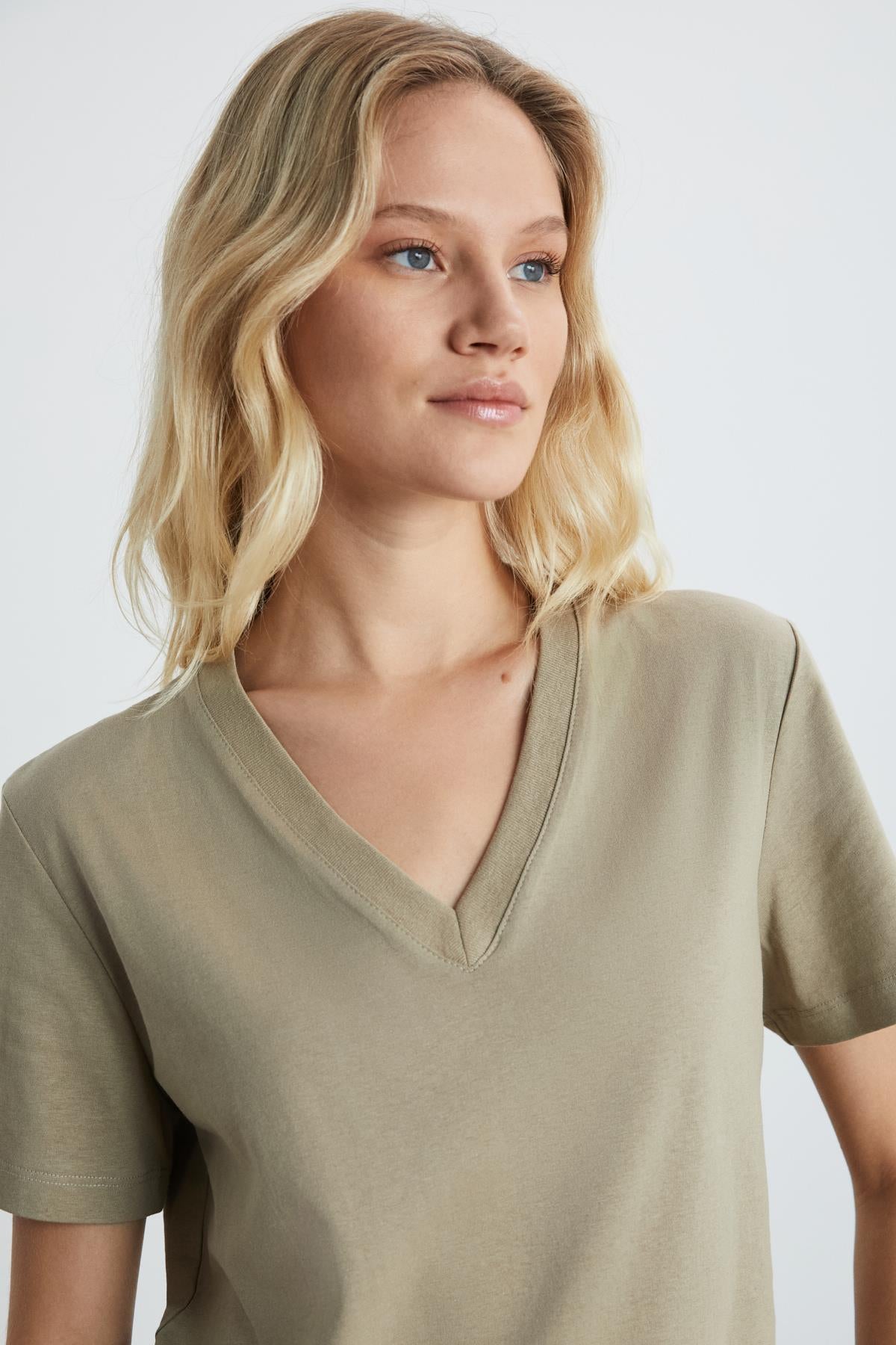 GRIMELANGE ALINE Damen T-Shirt Beige