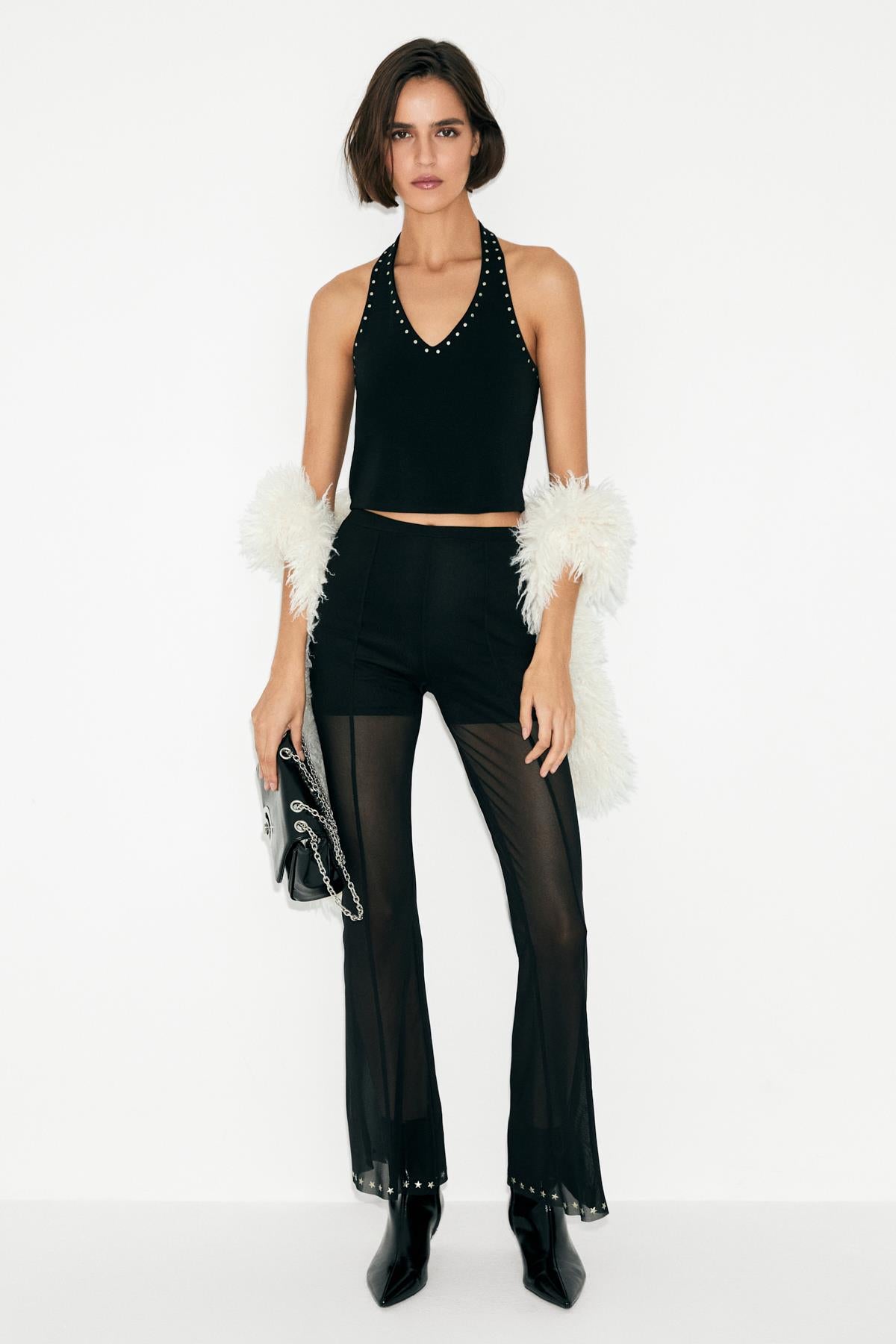 ALLURE Damen Neckholder Bluse