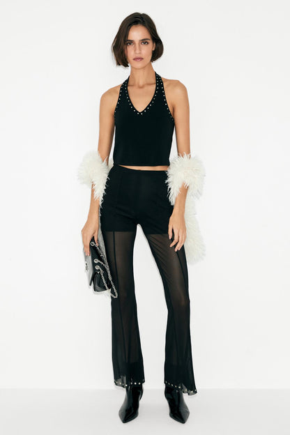 ALLURE Damen Neckholder Bluse