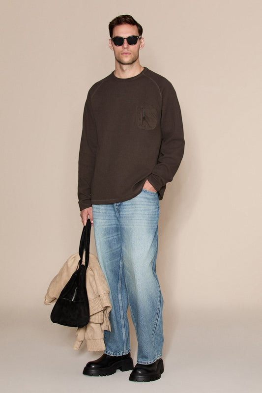 ANDES Herren Sweatshirt mit Tasche