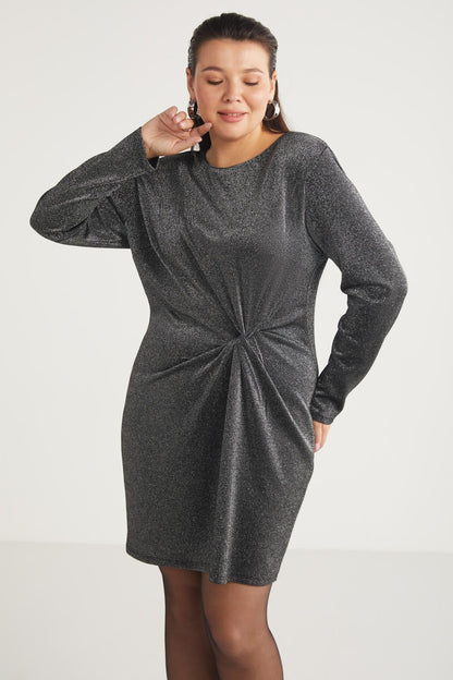 ANDIEBB Große Größen Glitzerkleid