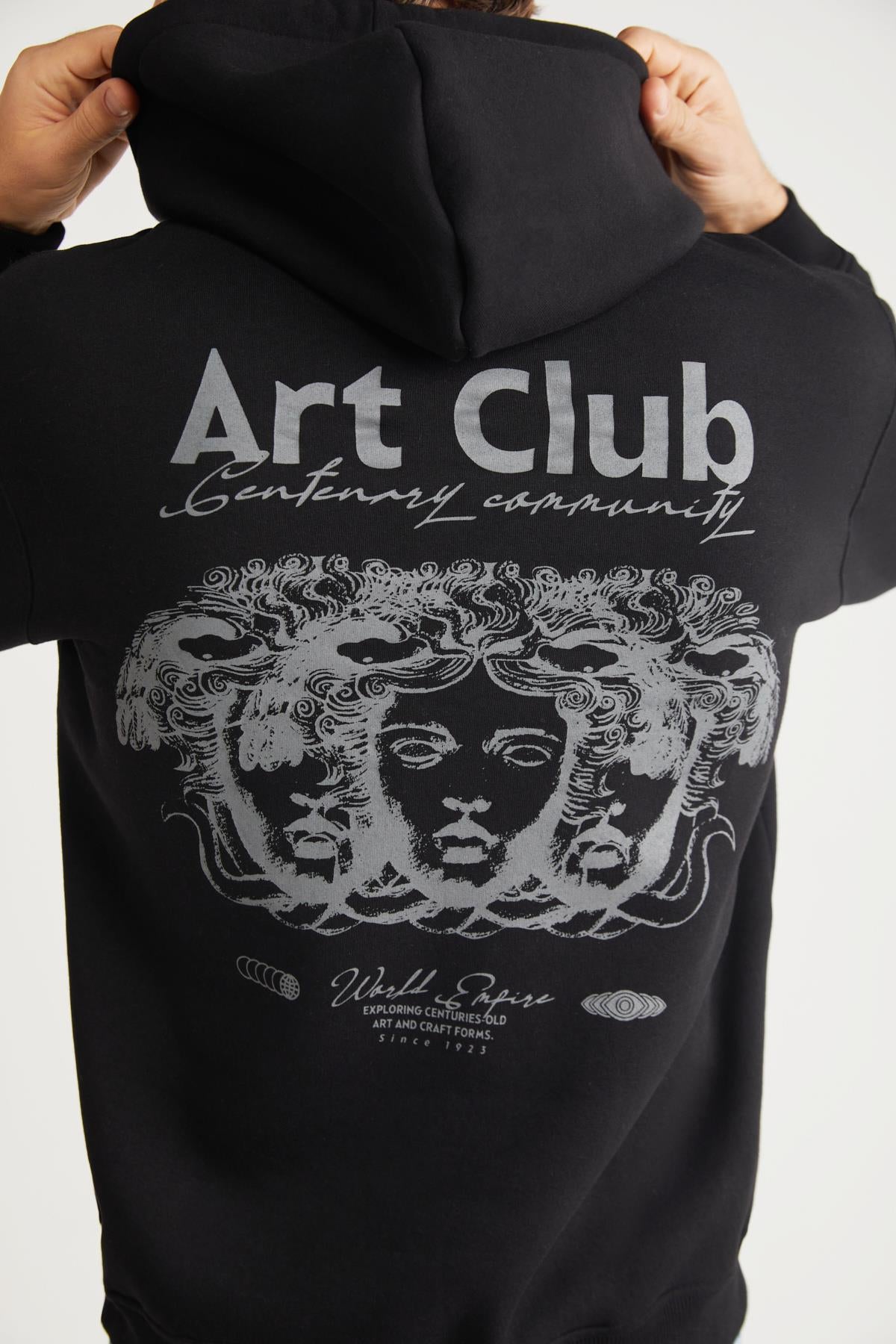 GRIMELANGE ANDREAS Herren Lockeres Sweatshirt Schwarz