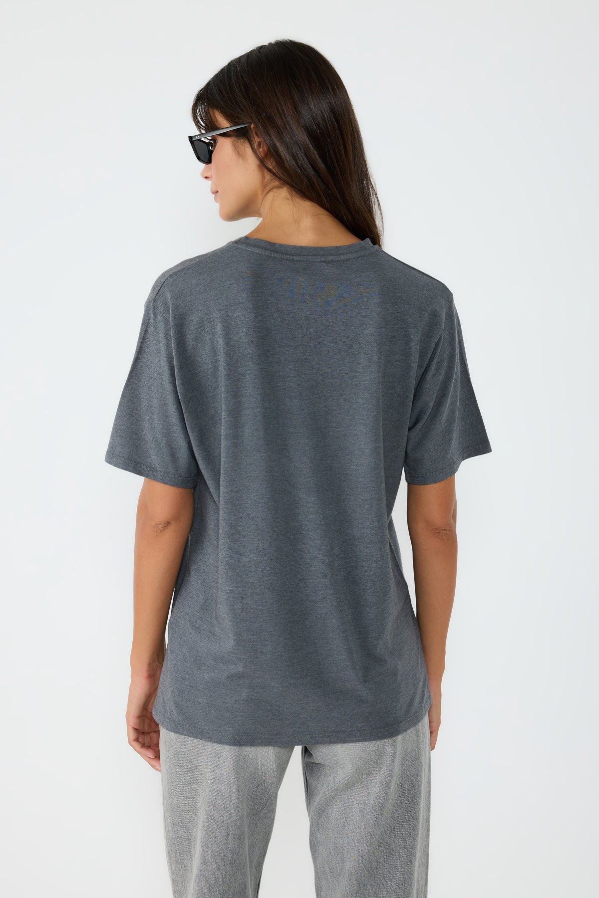 T-Shirt mit Rundhalsausschnitt und lockerer Passform