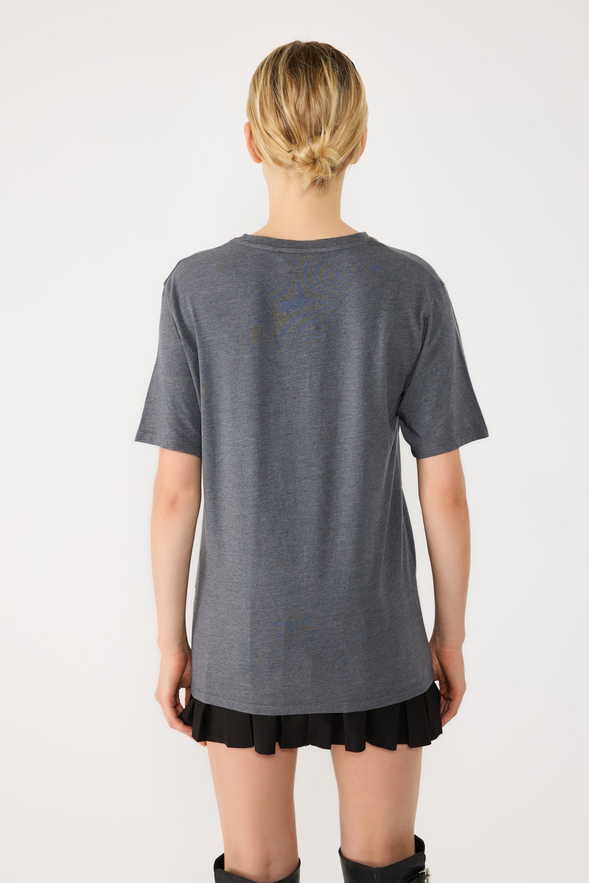 T-Shirt mit Rundhalsausschnitt und lockerer Passform