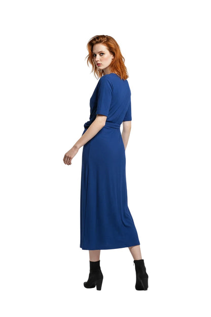 Wickelkleid in Midi-Länge