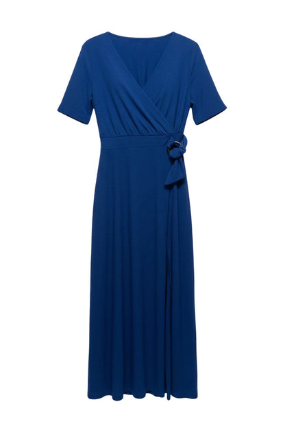 Wickelkleid in Midi-Länge