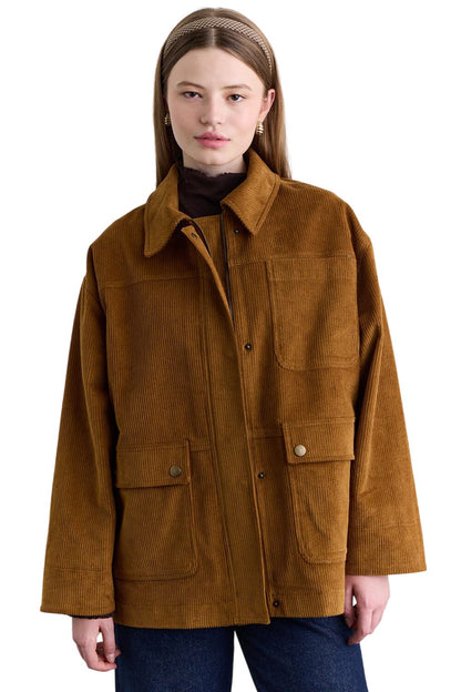 Arbeitsjacke aus Kamelsamt