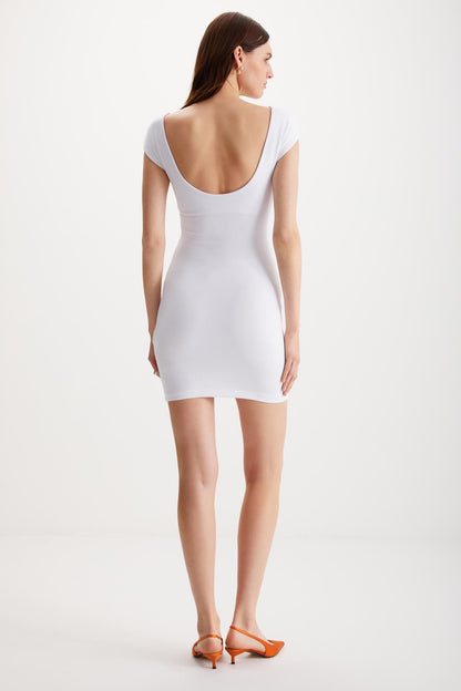 Damen Bio-Baumwoll Bodycon Kleid