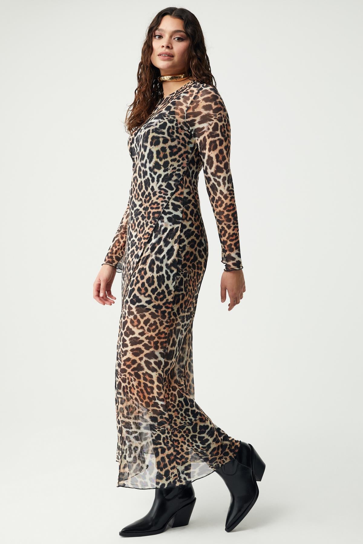 ARIABB Damen Plus Size Tüllkleid