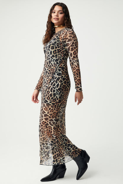 ARIABB Damen Plus Size Tüllkleid