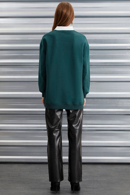 Arlene Damen Rollkragen Sweatshirt