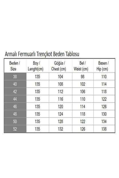 Taba Trenchcoat mit Reißverschluss von Armalı - 19217