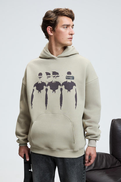 Herren Oversized Hoodie Sweatshirt