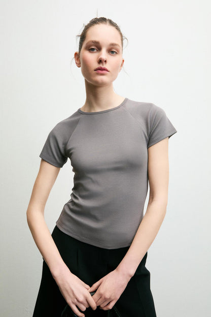 Damen Soft Slim Fit T-Shirt