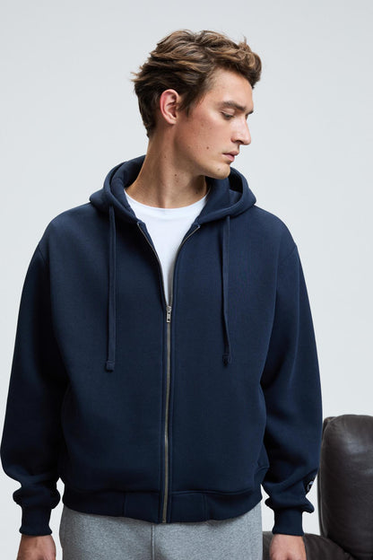 Herren Sweatshirt mit Reißverschluss Kapuze