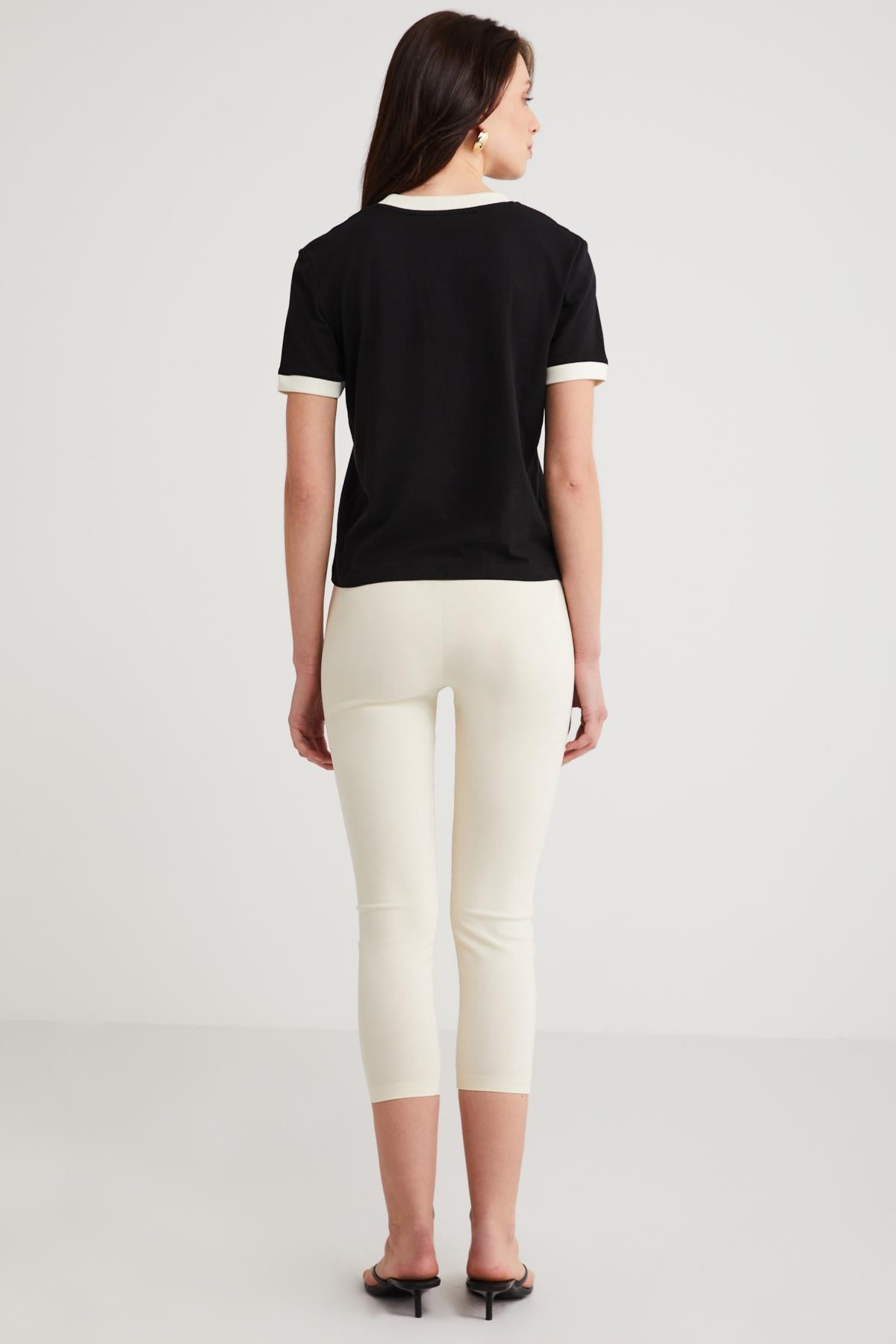 ETHIQUET Ashley Damen Bio-Baumwoll-Shirt Schwarz