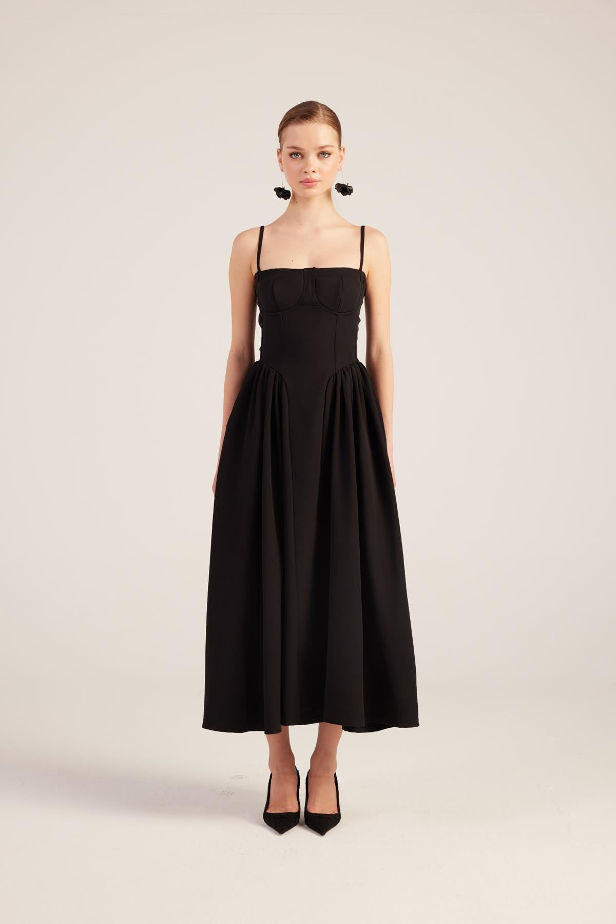 Langkleid mit Trägern