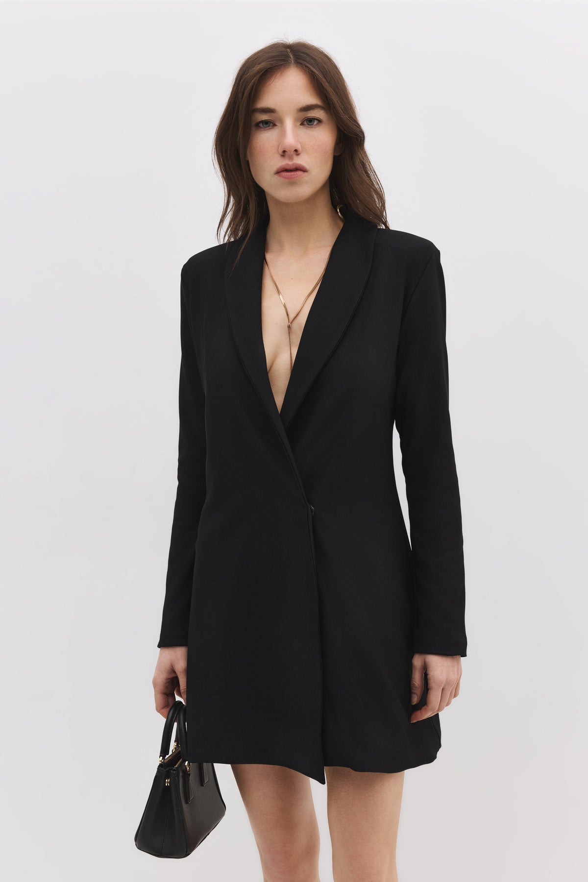 Gefüttertes Jackenkleid