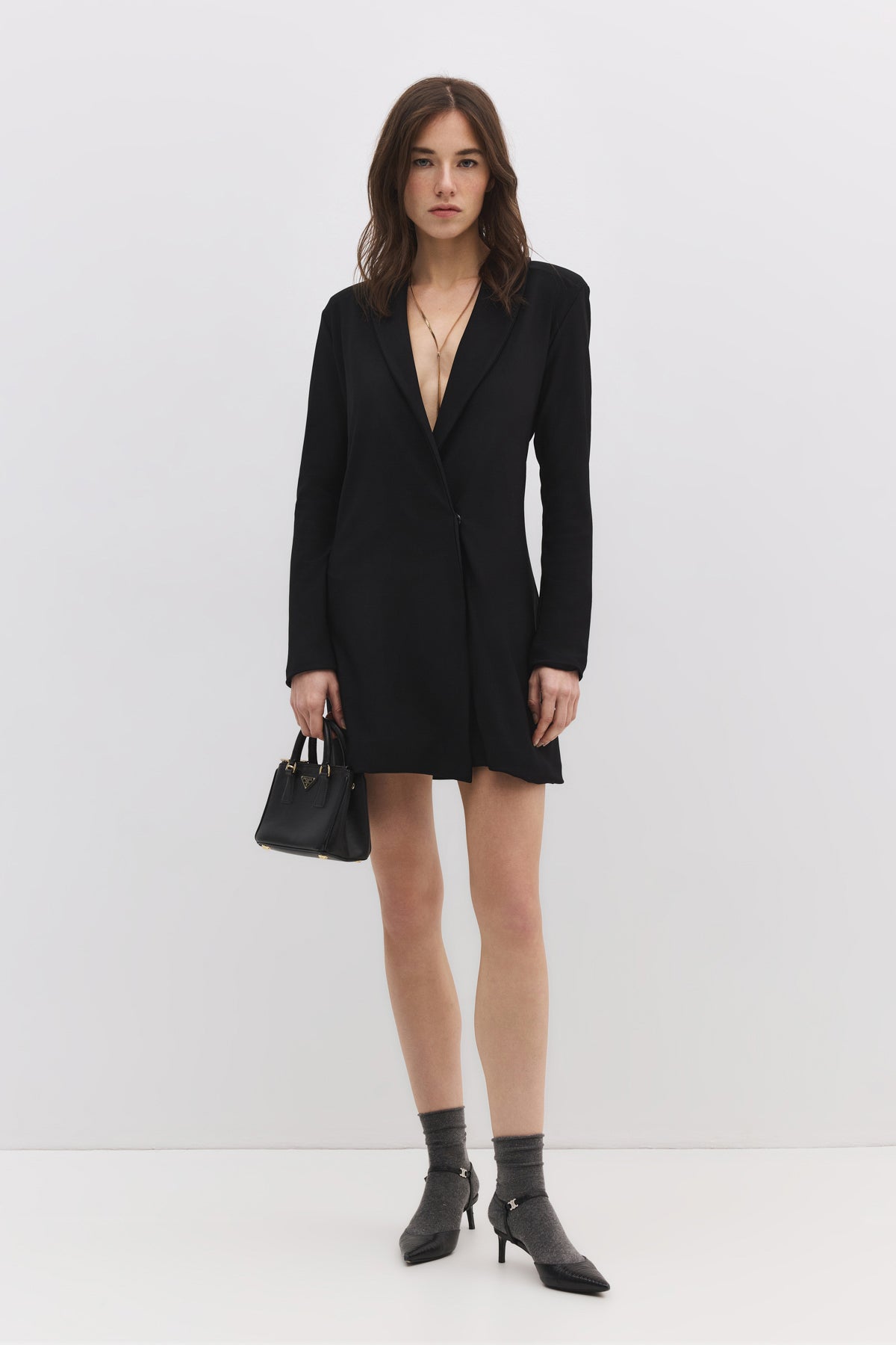 Gefüttertes Jackenkleid