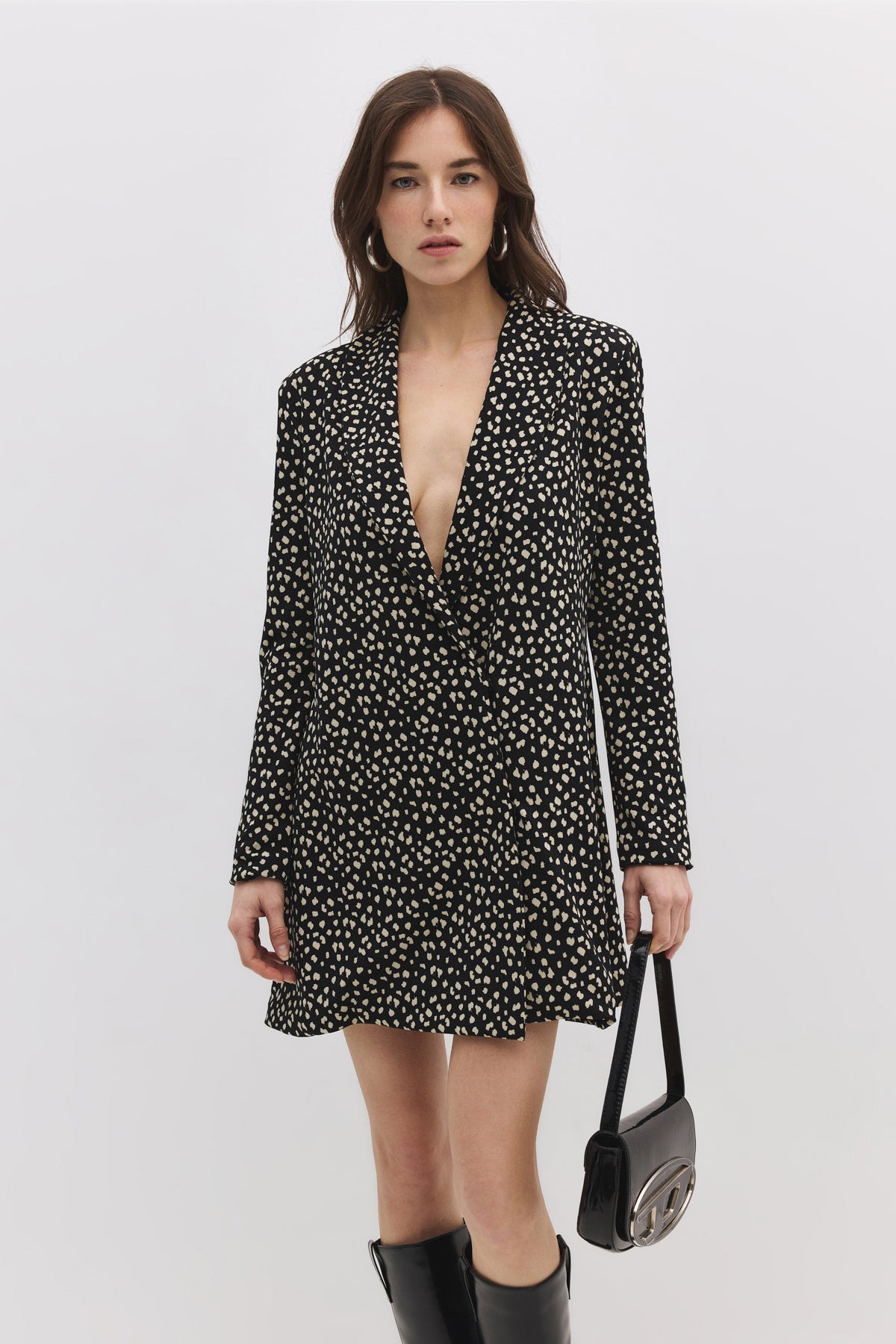 Gefüttertes Jackenkleid