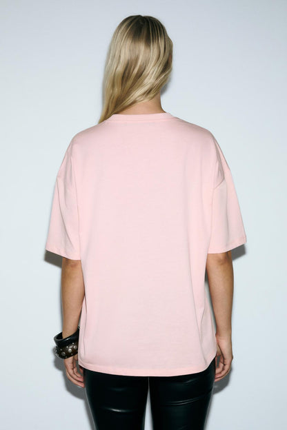 Damen Oversized Print-Shirt
