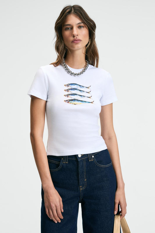 ATHEA Damen Slim Print T-Shirt