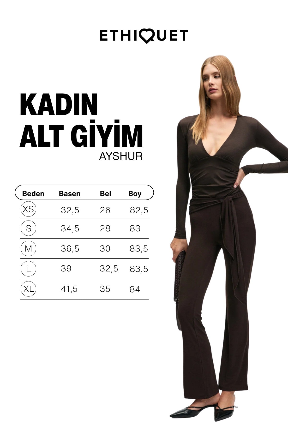 AYSHUR Damen Weite Slim-Hose