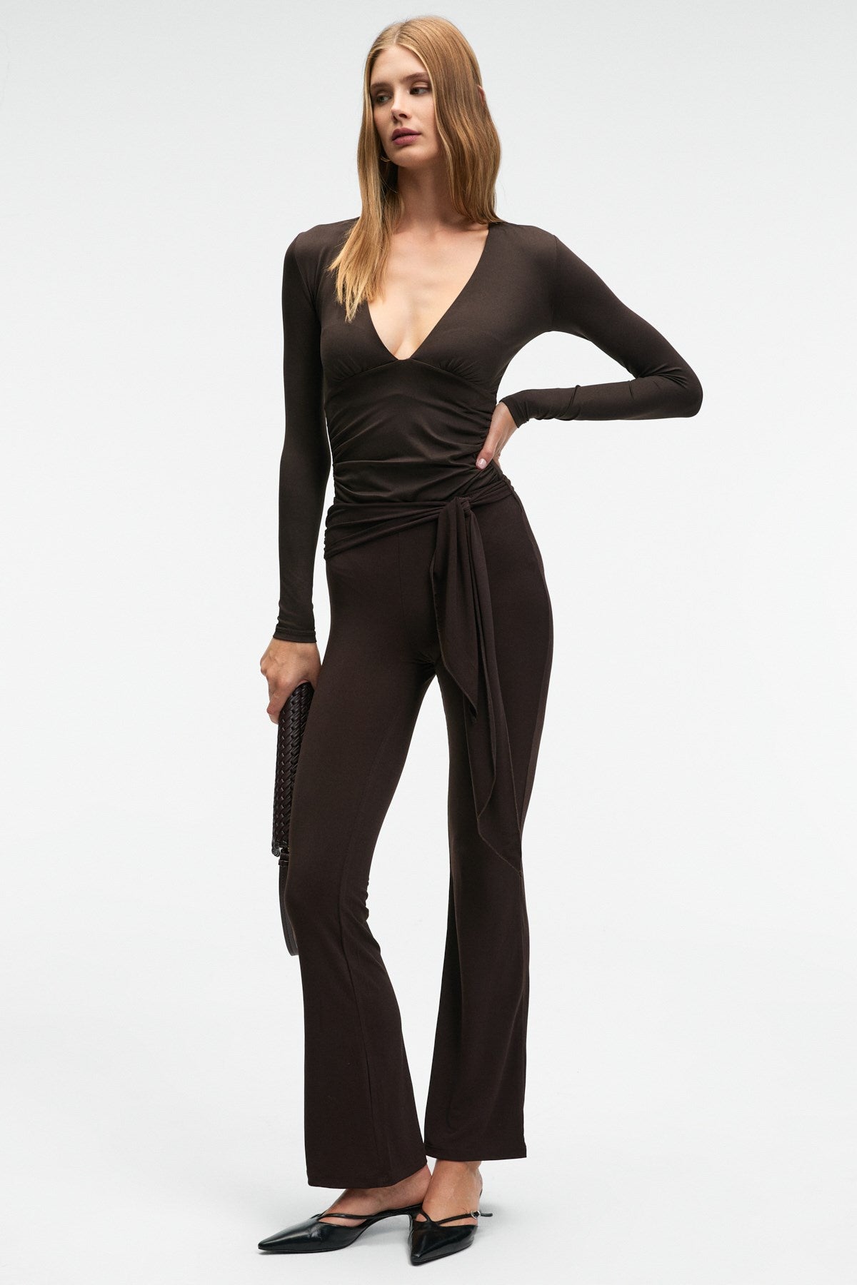 AYSHUR Damen Weite Slim-Hose