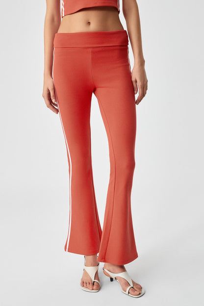 Damen Gestreifte Spanish-Leg-Jogger