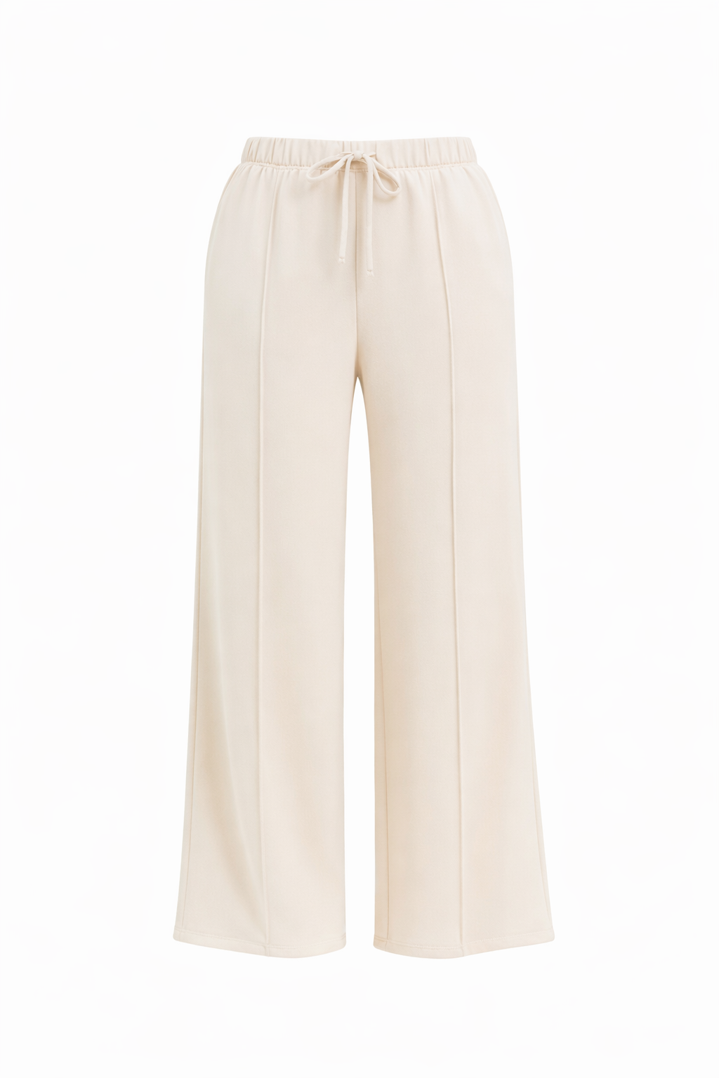 Weit geschnittene Hose mit Kordelzug