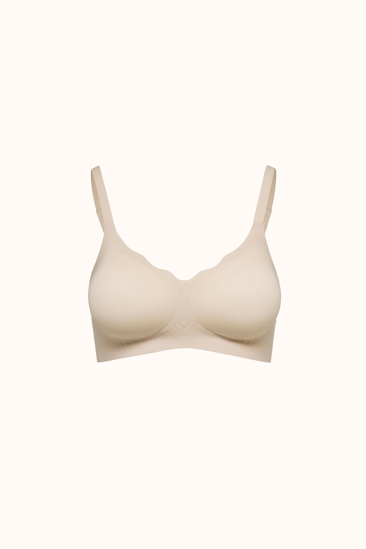 Nahtloser Laser-Cut-BH mit Polstern CC418 Beige