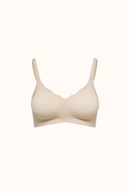 Nahtloser Laser-Cut-BH mit Polstern CC418 Beige