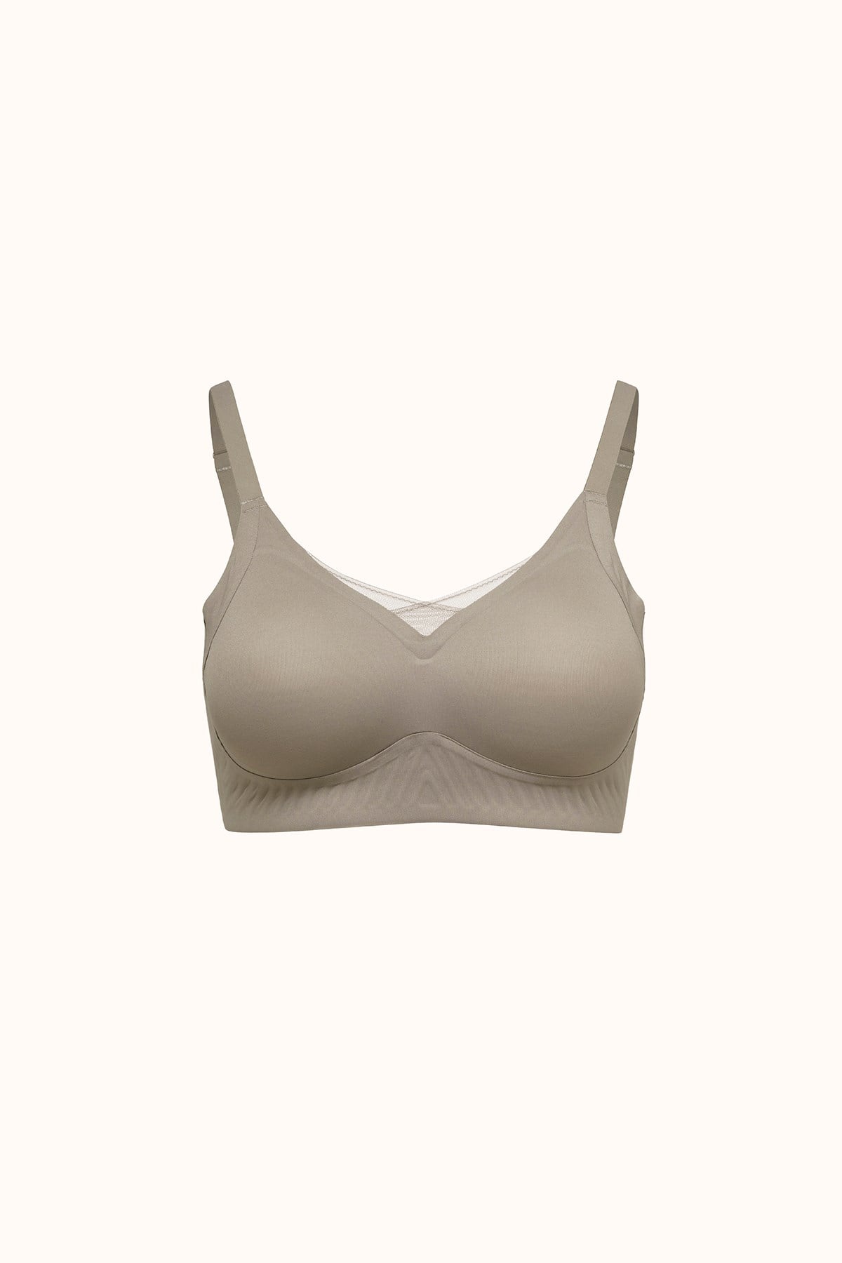 Nahtloser Laser-Cut-BH mit Polstern CC422 Beige