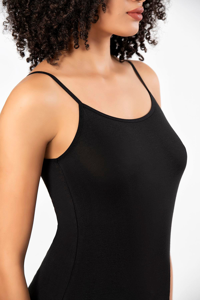 Erdem İç Giyim Sommer Chic Tank Top - 1/3/6/9er Pack, Damen ärmelloses Hemd, Baumwoll-Basic-Passform, Weiß/Schwarz, M-3XL 3'lü Paket-Siyah