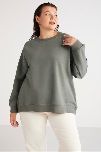 BARBORABB Sweatshirt in Großen Größen