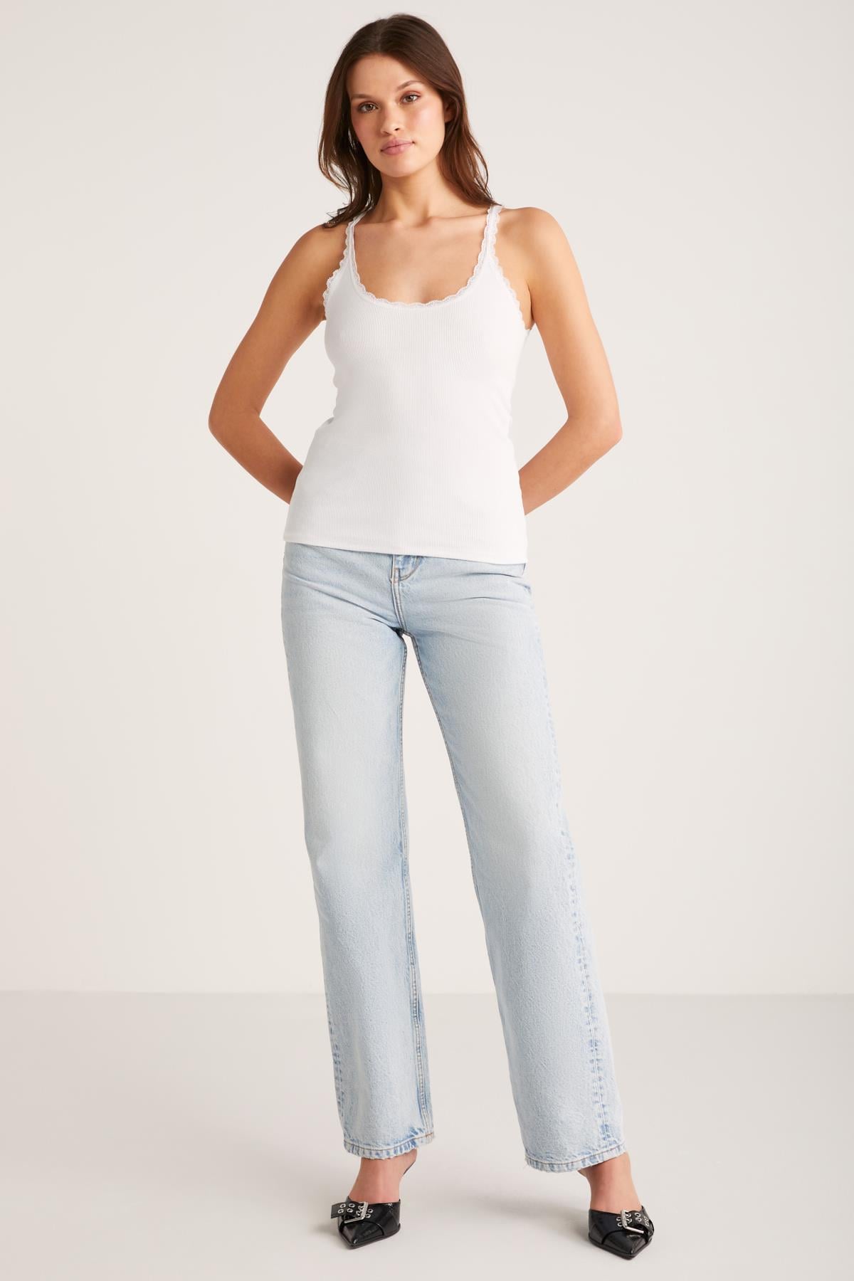 BARRY Damen Spitzen Cami Top