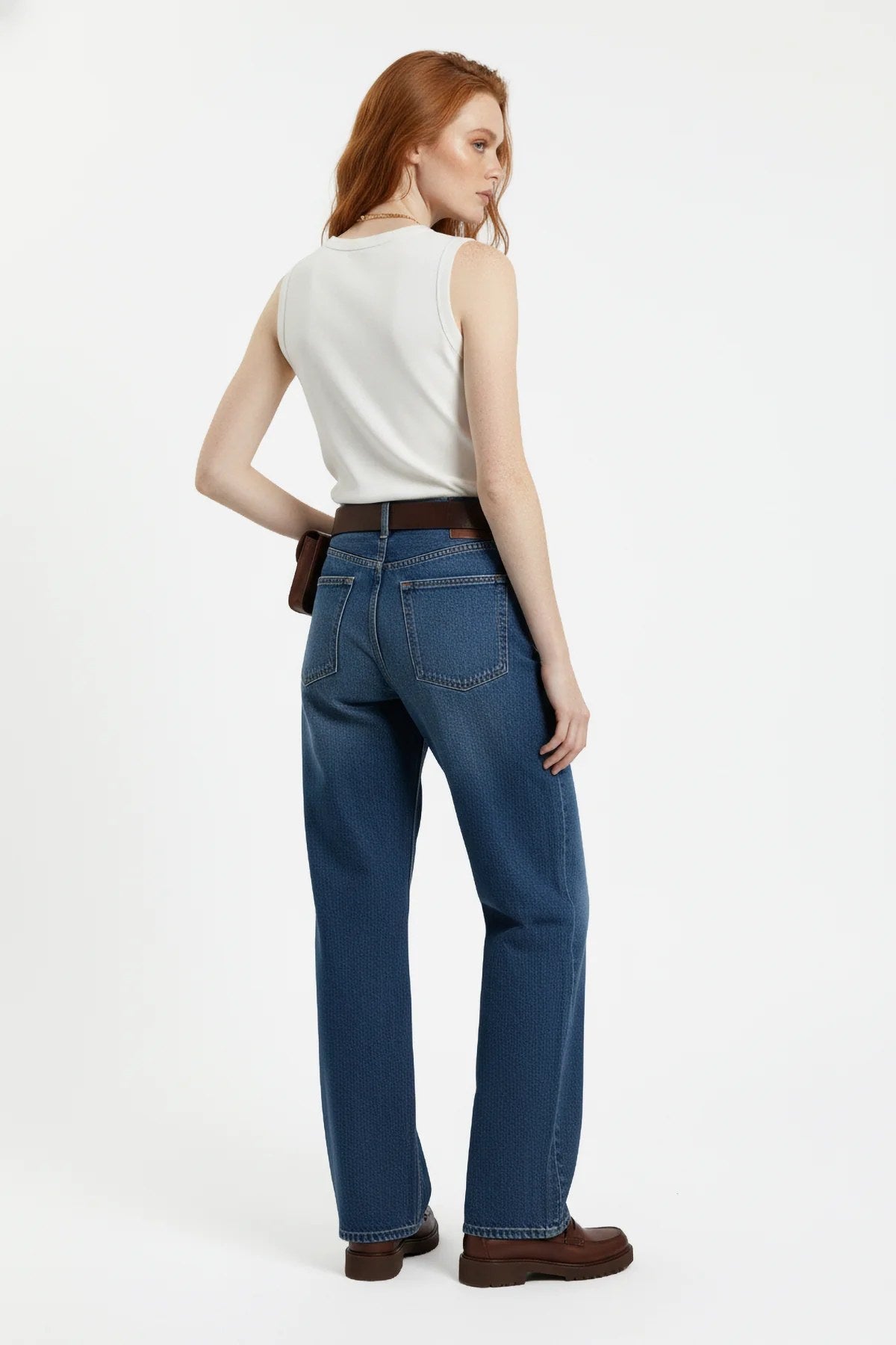 Basic Ärmelloses Rundhals-Top