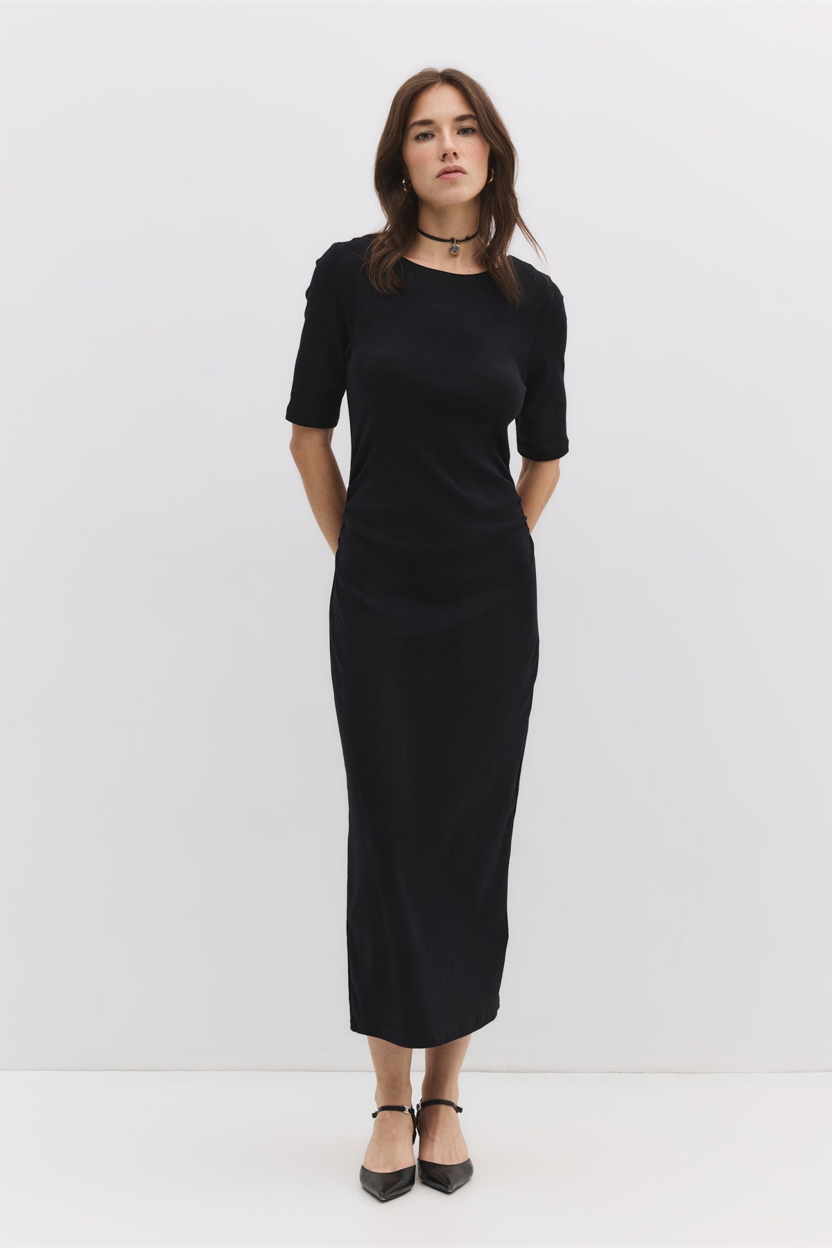 Basic Midikleid