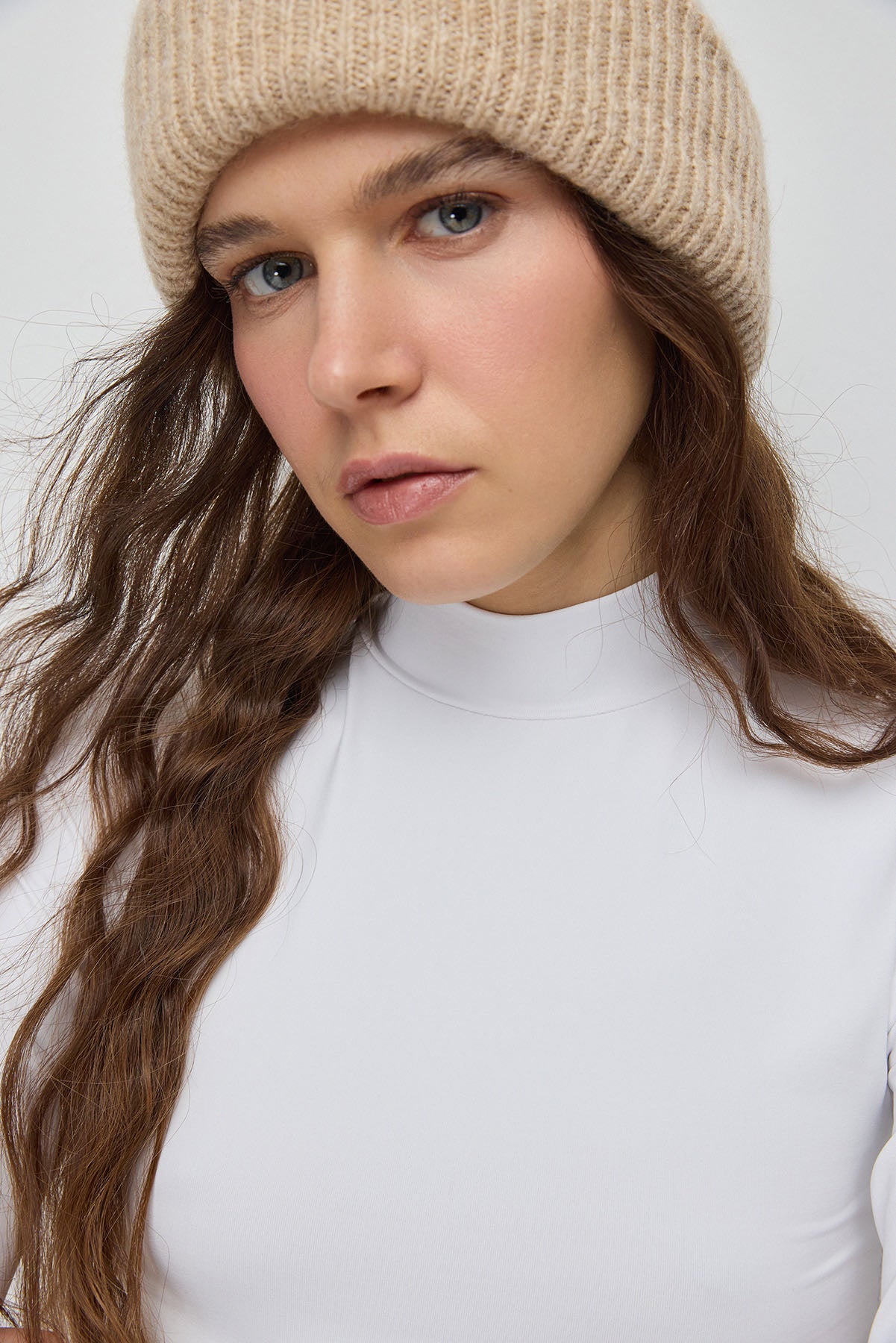 Basic-Bluse mit langen Ärmeln