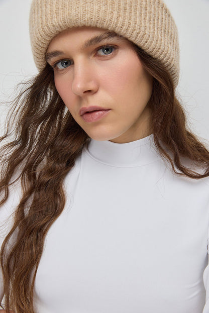 Basic-Bluse mit langen Ärmeln
