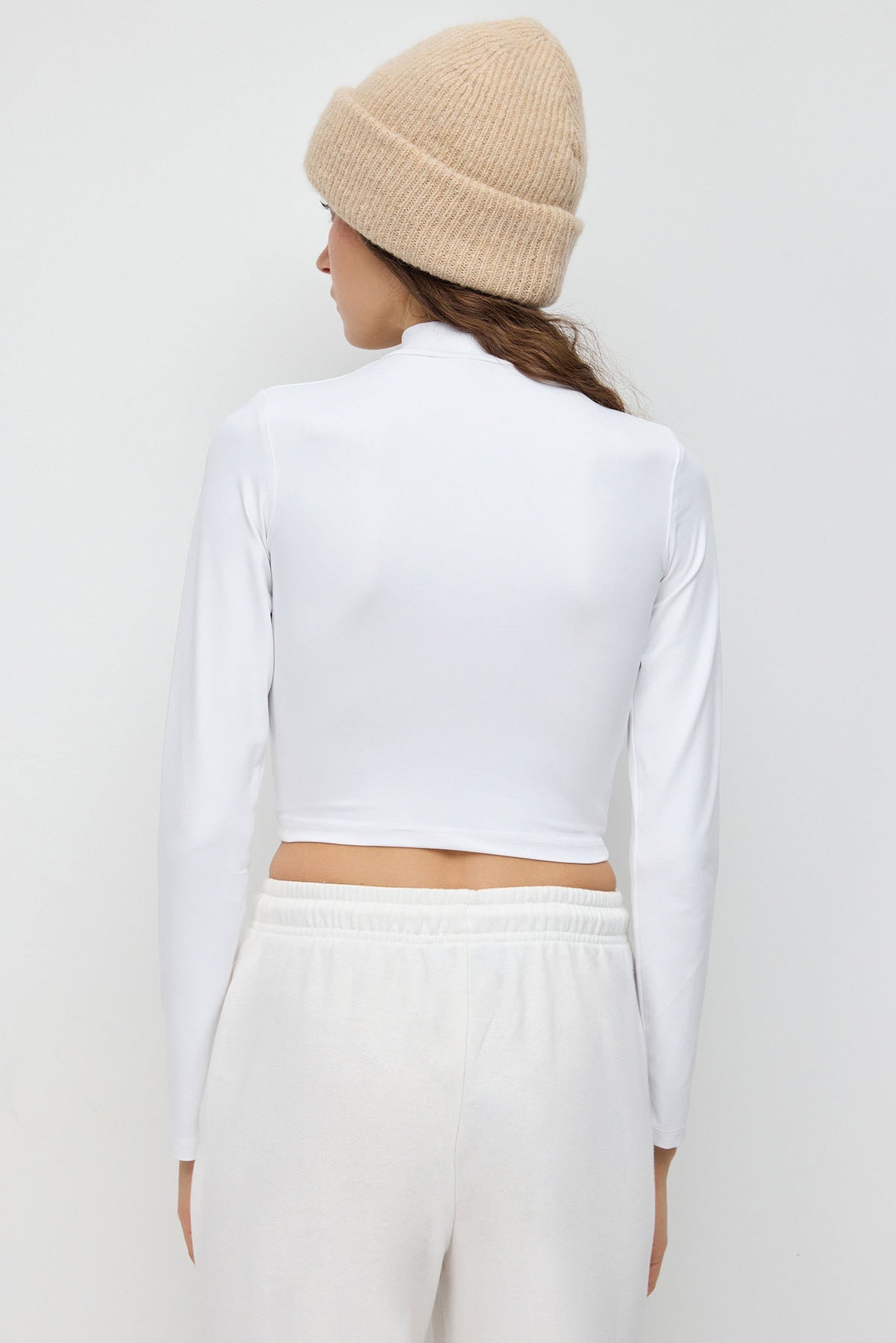 Basic-Bluse mit langen Ärmeln