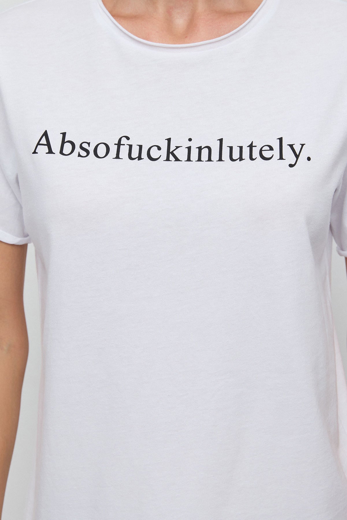 Bedrucktes Basic-T-Shirt